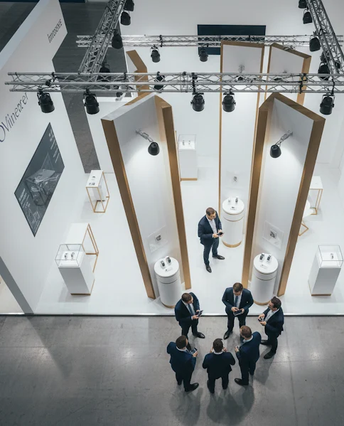 Branded pop-up experience booth at live event activation