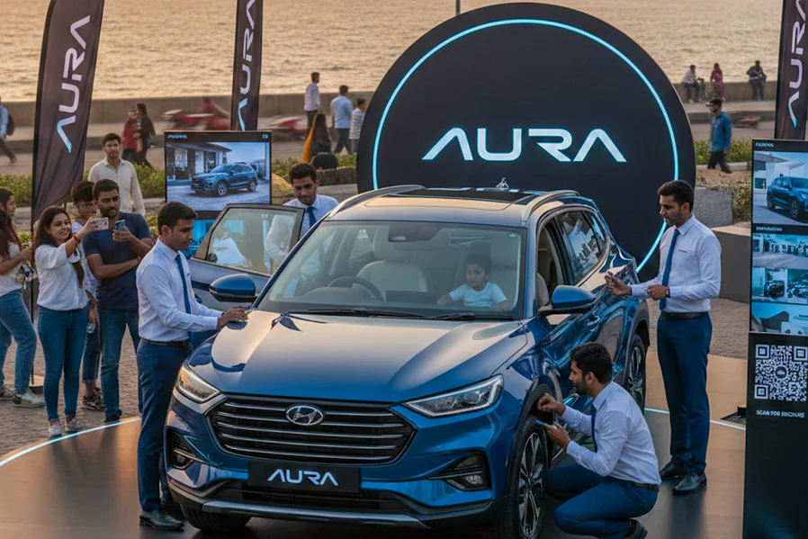 Product launch outdoor advertising