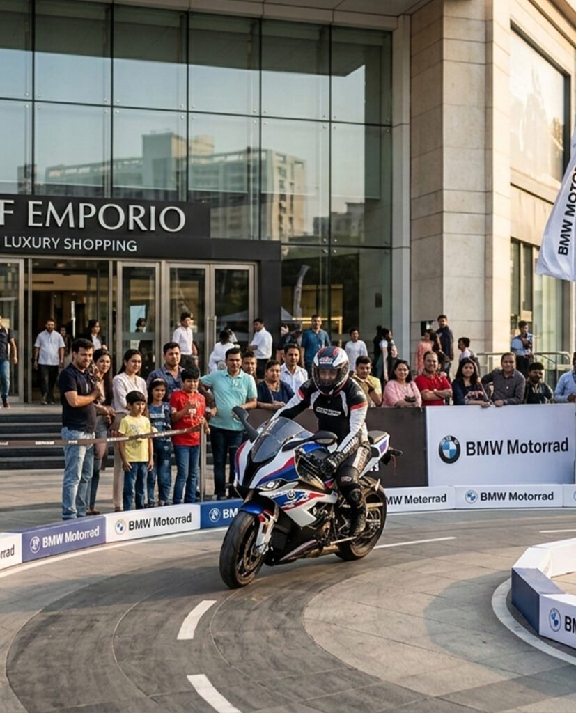 Bike racing on track