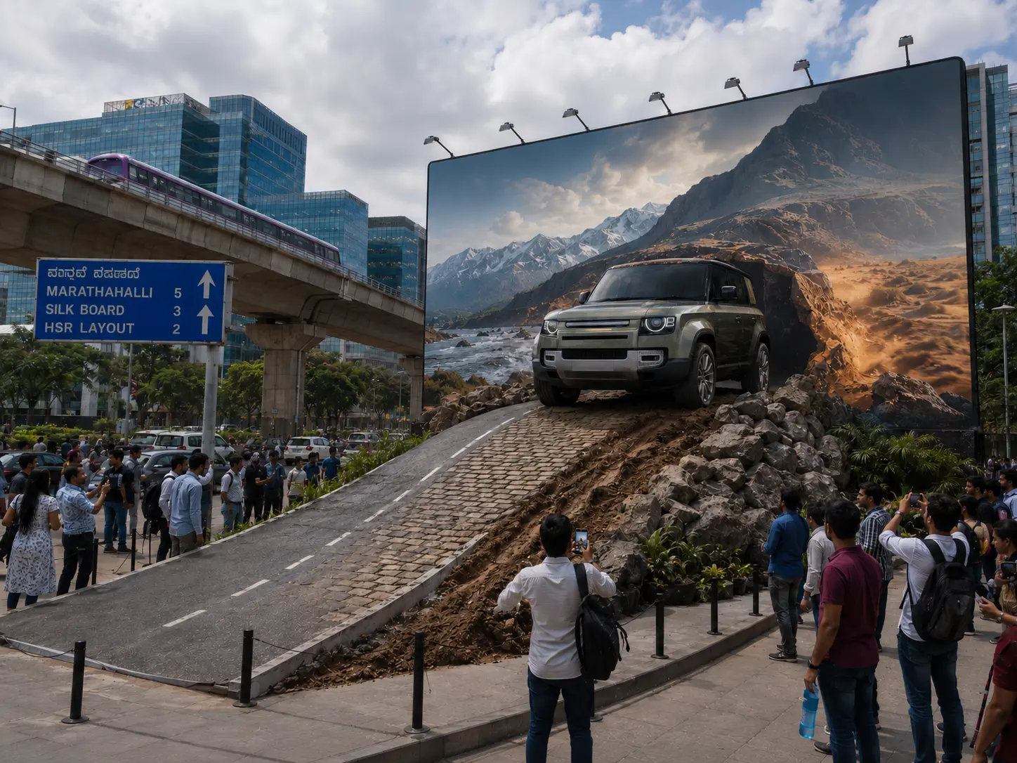 car billboard outdoor advertising
