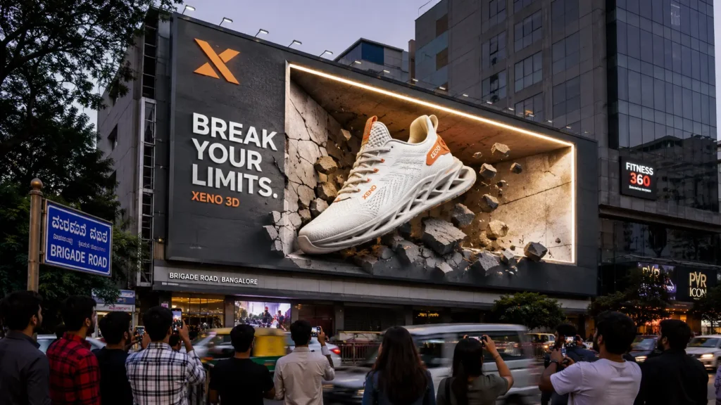 wow billboard for outdoor brand activation