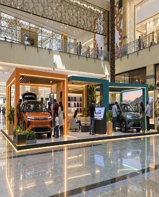 automobile brand activation in mall